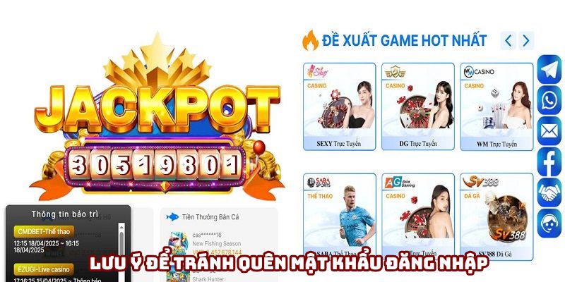 Không nên dùng những password quá khó nhớ